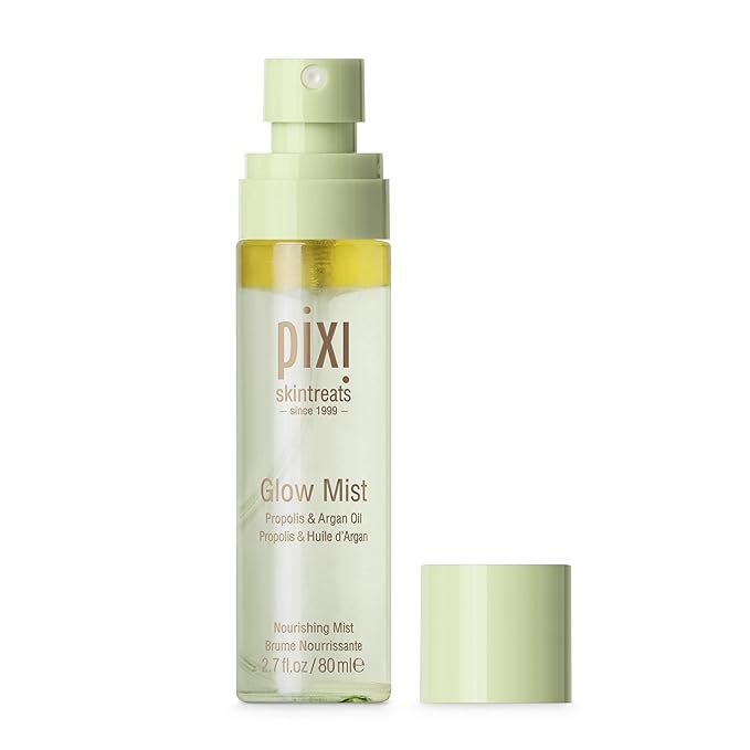 Pixi Beauty Glow Mist | All-Over Mist For Luminous Complexion | Set & Refresh Makeup | Hydrate Skin With 21 Natural Oils | 2.70 Fl Oz-Velvo Beauty