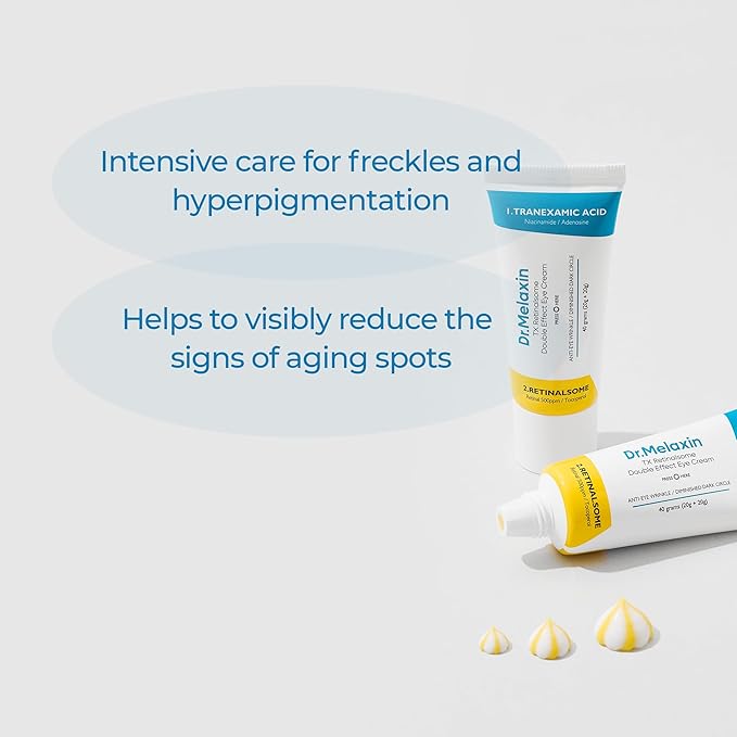 TX Retinalsome Eye Cream with Adenosine Niacinamide for Fine Lines, Wrinkles & Dark Spots | Daily Anti-Aging Under Eye Care | 40g - Korean Skincare-Velvo Beauty