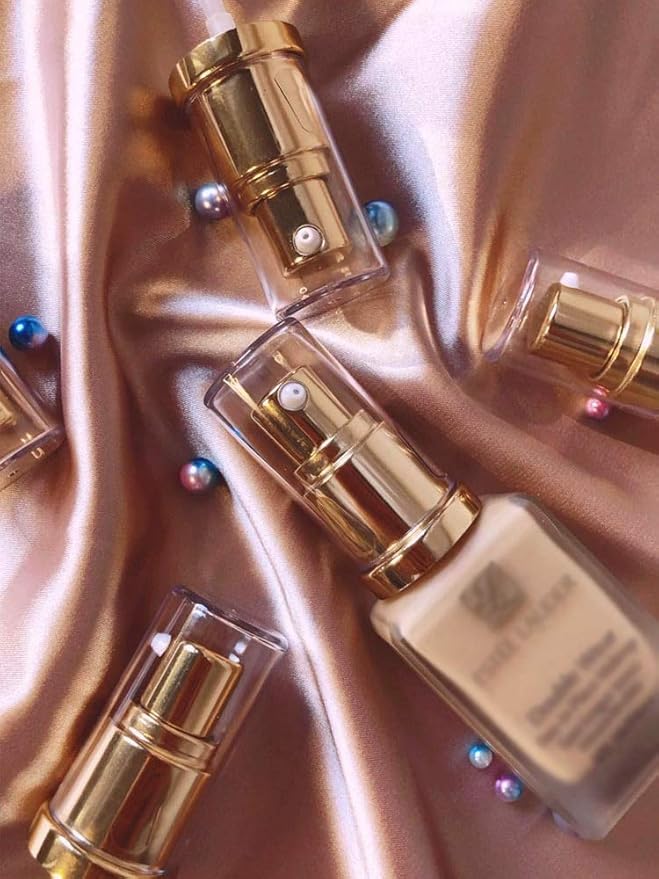 2pcs Replacement Pump for Foundation Bottle Compatible with Both Double Wear and Mac(Gold Color)-Velvo Beauty