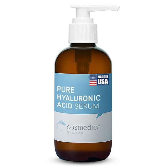 Hyaluronic Acid Serum for Skin 100% Pure-Anti-Aging Serum - Intense Hydration + Moisture, Non-greasy, Paraben-free Hyaluronic Acid for Your Face 8 oz-Velvo Beauty