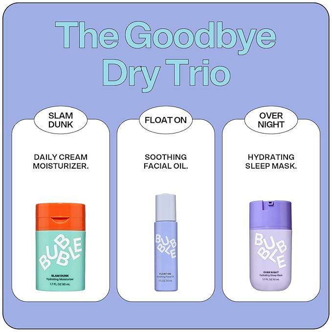 Bubble Skincare Over Night Hydrating Sleep Mask - Gentle Exfoliating Overnight Face Mask for Skin Barrier Repair - Formulated with Mandelic Acid & Sodium PCA to Hydrate, Brighten & Soothe Skin (50ml)-Velvo Beauty