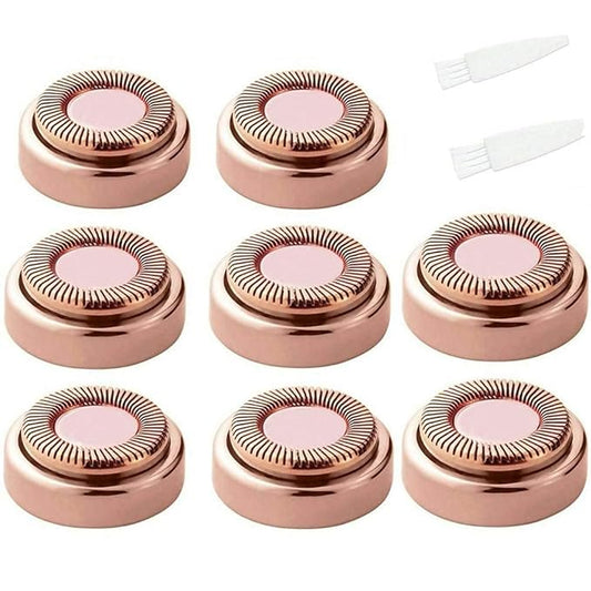 For Flawless Hair Remover 8pcs Replacement Heads Count Replacing Blades Cleaning(8PCS, GEN 1)-Velvo Beauty
