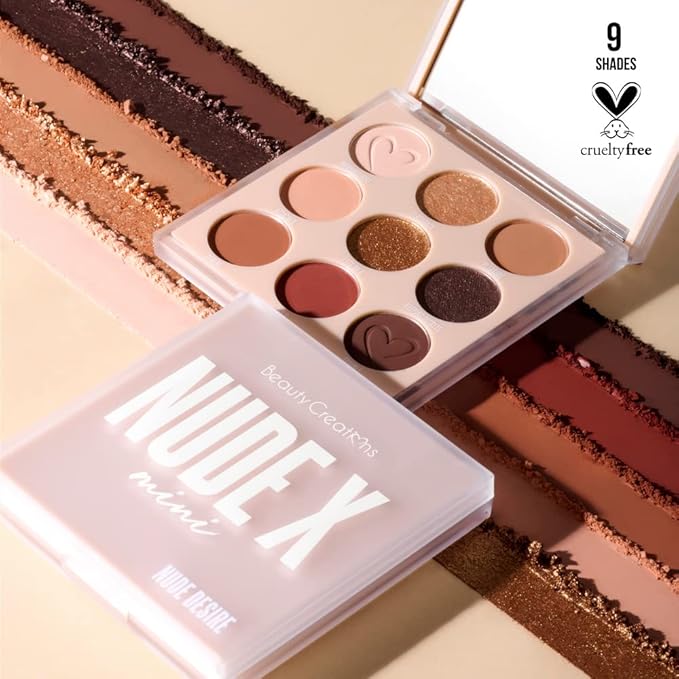 Beauty Creations NUDEX COLLECTION Eyeshadow Palette (NUDE DESIRE MINI)-Velvo Beauty