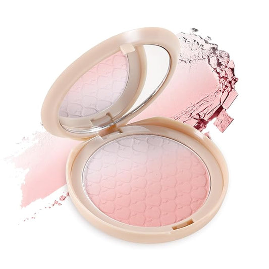 Gradient Matte Blush Palette, Blendable Blush Powder for Cheeks, Shape, Contour & Highlight Face for a Naturally Glowing Finish-Velvo Beauty