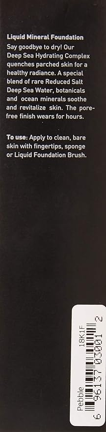 Youngblood Liquid Mineral Foundation, Pebble, 17 Shades, Vegan, Cruelty Free, Gluten-Free-Velvo Beauty