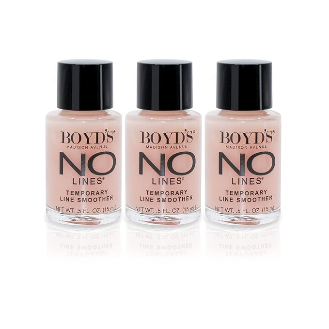 Boyd's Renoir No Lines Temporary Wrinkle Remover- For Forehead, Eyes, Lips, 0.5 fl oz (3-Pack)-Velvo Beauty