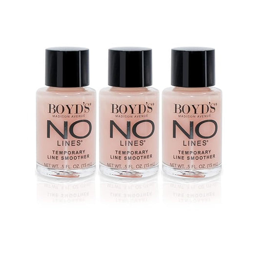 Boyd's Renoir No Lines Temporary Wrinkle Remover- For Forehead, Eyes, Lips, 0.5 fl oz (3-Pack)-Velvo Beauty