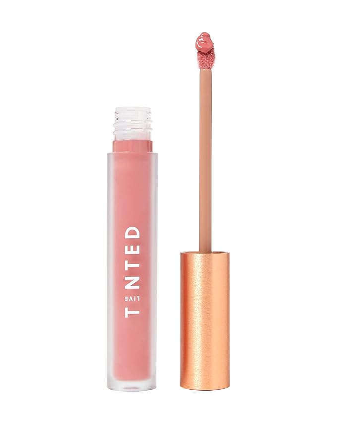 Live Tinted Huelip Liquid Lip Crème - Weightless, Long-Lasting Liquid Lip with Hyaluronic Acid and Jojoba Oil For a Soft, Comfortable, Moisturized Finish - 0.09 fl oz - Warm Pink-Velvo Beauty