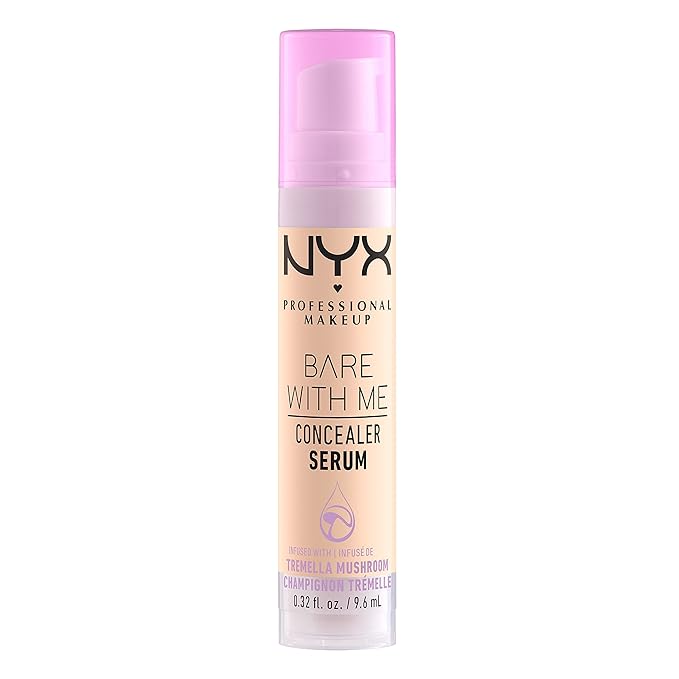 NYX PROFESSIONAL MAKEUP Bare With Me Concealer Serum, Up To 24Hr Hydration - Fair-Velvo Beauty