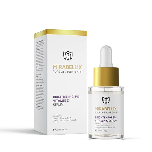 Vitamin C Facial Serum | Daily Antioxidant Support with Niacinamide, Licorice Root & Ginkgo Biloba | Hydrating & Nourishing Formula 30ml-Velvo Beauty