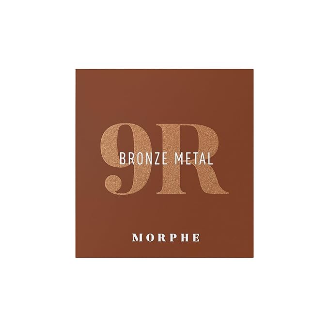Morphe 9R Bronze Metal Artistry Palette - Brown & Bronze-Toned Makeup Palette with Matte and Shimmer Finishes - Highly Pigmented Eye Makeup with a Blendable & Buildable Formula (0.35 oz)-Velvo Beauty