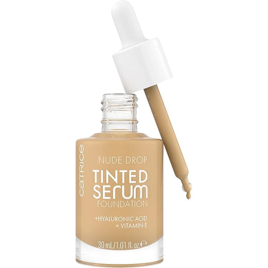 Catrice | Nude Drop Tinted Serum Foundation | Lightweight, Hydrating, Buildable Coverage | Enriched with Hyaluronic Acid & Vitamin E | Vegan & Cruelty Free (040N)-Velvo Beauty