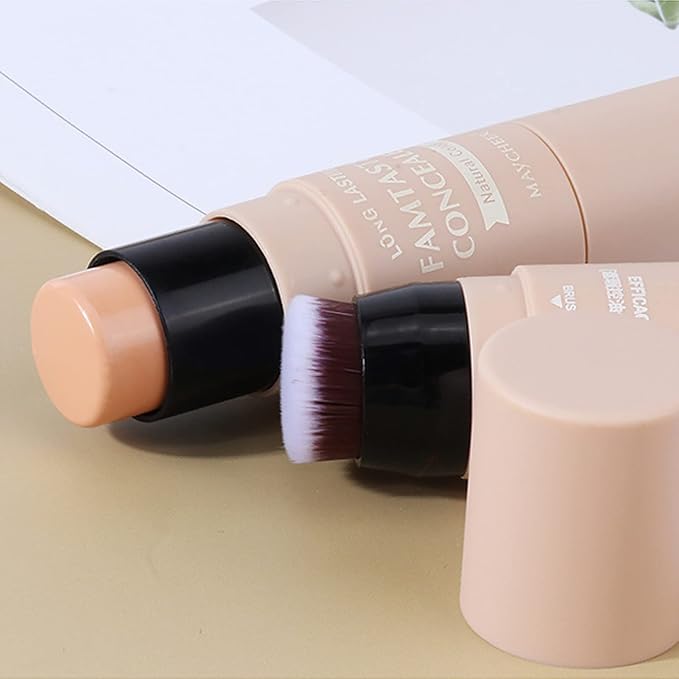3 Pcs Contour Highlighter Blush Sticks with Brush, Shades with Highlighter & Bronzer Pen & Cream Blush, Waterproof, Longwear Makeup-Velvo Beauty