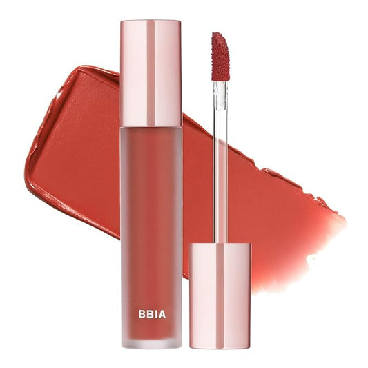 BBIA Last Velvet Tint - Soft & Creamy Matte Finish Lip Stain, Blur Effect with Velvety Texture, Long-Lasting, High Pigment, Lightweight, Non-Drying, Vegan, Korean Lip Makeup (V04 EXTRA MOOD)-Velvo Beauty
