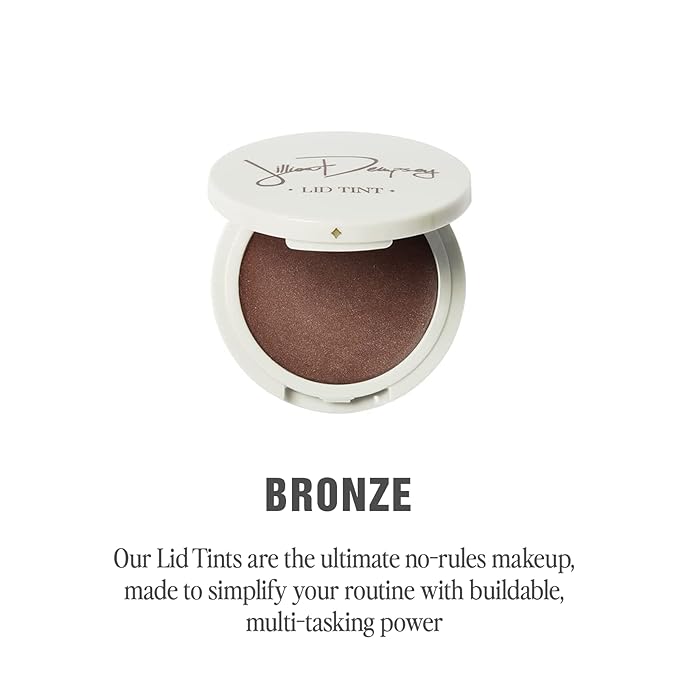 Jillian Dempsey Lid Tint: Satin Cream Eyeshadow I Easy Application for a Natural Shimmer or a Layered Matte Finish I Bronze-Velvo Beauty