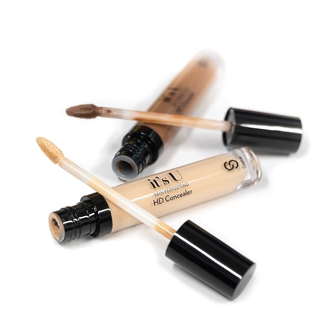 Sistar it's U Skin Perfecting HD Concealer Full Coverage Lightweight Long Lasting Correcting Liquid Contour Cover Masker Makeup 5 ml / 0.17 fl. oz (Brownie)-Velvo Beauty