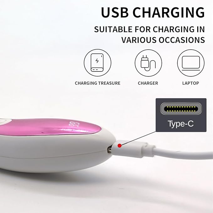 Electric Razor for Women, Bikini Trimmer Womens Shaver for Face Nose Eyebrow Body Leg Pubic Underarm Arm Ladies Rechargeable 4 in 1 Hair Removal Kit Painless Trimming, Gifts for Women (Pink)-Velvo Beauty