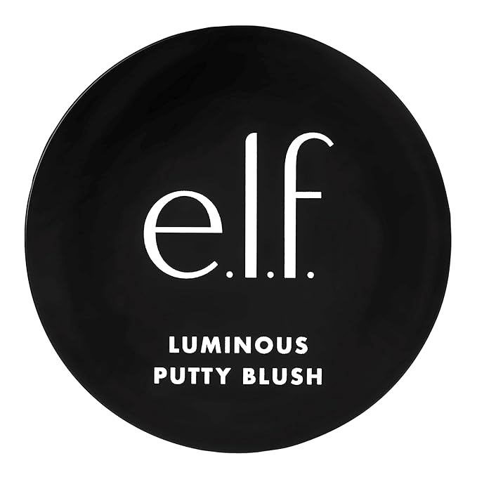 e.l.f. Luminous Putty Blush, Putty-to-Powder, Buildable Blush With A Subtle Shimmer Finish, Highly Pigmented & Creamy, Vegan & Cruelty-Free, Barbados-Velvo Beauty