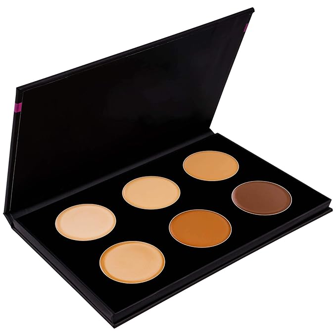 SHANY Foundation/Cream Contour & Highlighting Palette - Layer 1 - Refill for the 6 Layer Mini Masterpiece Collection Makeup Set-Velvo Beauty