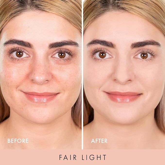 Wander Beauty Wanderlust Powder Foundation - Fair Light - Blurs & Evens Skin Tone - Perfects & Hydrates With Hyaluronic Acid, Aloe, Honeysuckle, & Vitamin E - Lightweight, Buildable Coverage - 0.31 oz-Velvo Beauty