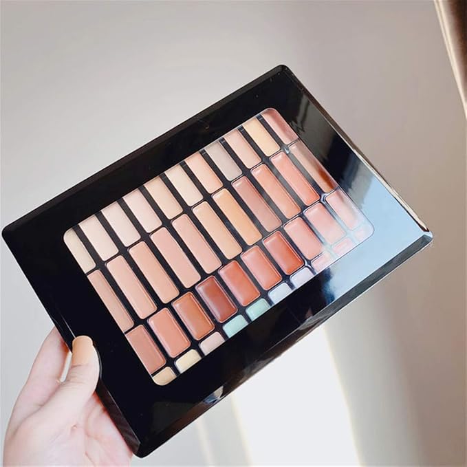 VERONNI Concealer Palette 50 Color Professional Cream Contour Makeup Cosmetic Palette Salon and Daily Use Contouring Foundation Kit (50 color concealer)-Velvo Beauty