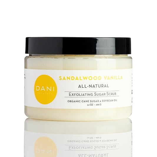 Naturals Exfoliating Sugar Scrub - Warm Sandalwood Vanilla, featuring organic cane sugar and shea butter, gently exfoliates and deeply nourishes for smooth, radiant, and hydrated skin – 14 oz-Velvo Beauty