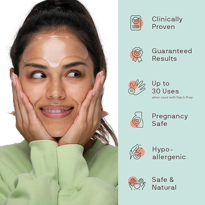 Dermaclara Silicone Facial Patches - Anti-Wrinkle Face Patches for Frown, Smile Lines & Forehead, Reusable Overnight Silicone Wrinkle Pads, Up to 30 Uses - 4 Under Eye Patches & 1 Forehead Patch-Velvo Beauty
