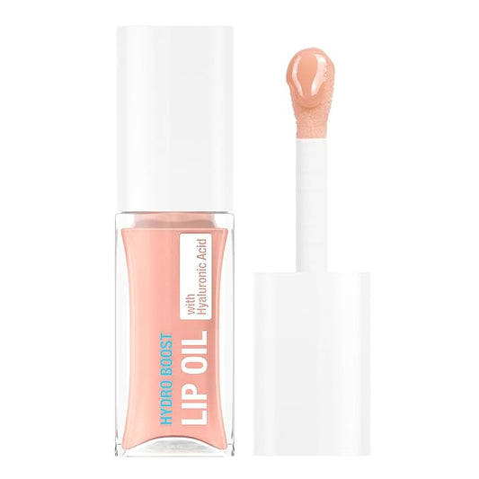 Neutrogena Hydro Boost Tinted Lip Oil with Hyaluronic Acid, glossy lip oil designed to hydrate & nourish lips while bringing out their natural color, Light Pink, .2 oz-Velvo Beauty