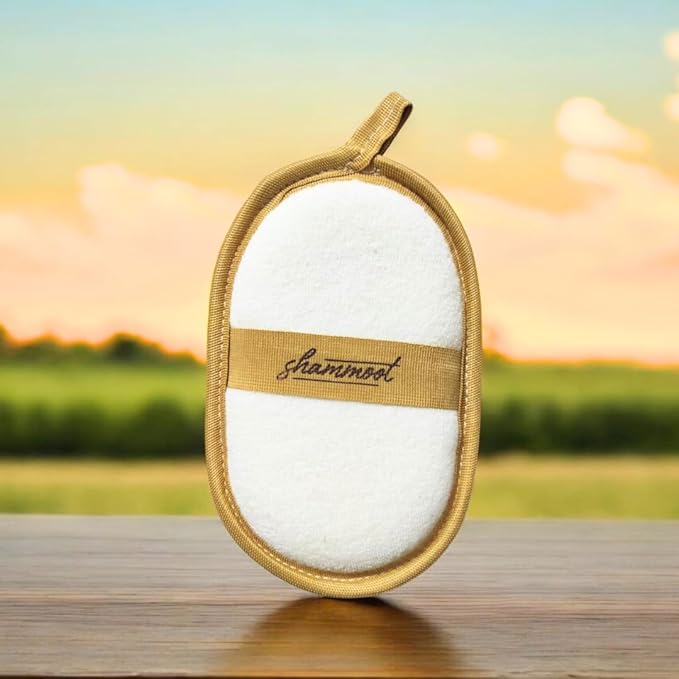 Natural Loofah Exfoliating Body Scrubber – Jordanian Natural Loofah Sponge Exfoliates Face & Body for Healthier Skin – 2-Sided Lufas for Men & Women – Body Wash Scrubber (Pack of 2)-Velvo Beauty