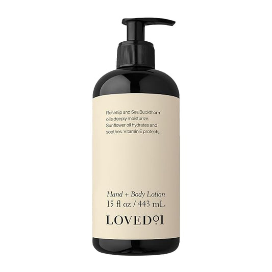 Hand & Body Lotion, John Legend Skincare, Fragrance-Free, Daily Lightweight Cream, Formulated with Shea Butter & Vitamin E, 15 oz-Velvo Beauty