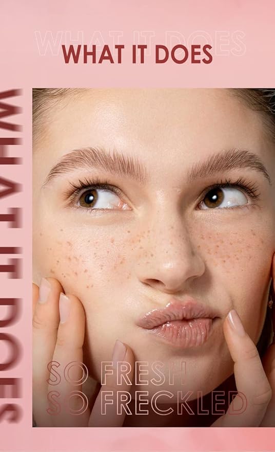 Freckle Pen Faux Freckle Pen Colour Pop Freckle Pen Supernaturally Realistic Freckles Makeup Brush Fantastic Freckles Pen Long-lasting Waterproof Soft-point Absorbent Pen For a Natural and Easy Makeup Look (soft brown)-Velvo Beauty