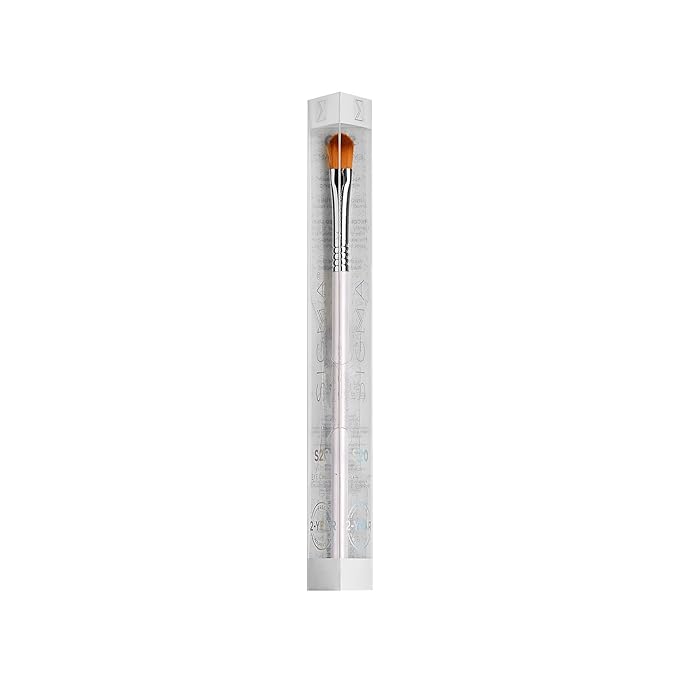 Sigma Beauty S20 Eye Cream Skincare Brush – Skincare Tool for Applying Skincare Products to Face and Skin, Gentle Eye Cream Brush Applicator for Eye Creams and Eye Makeup Primer (1 Pc)-Velvo Beauty