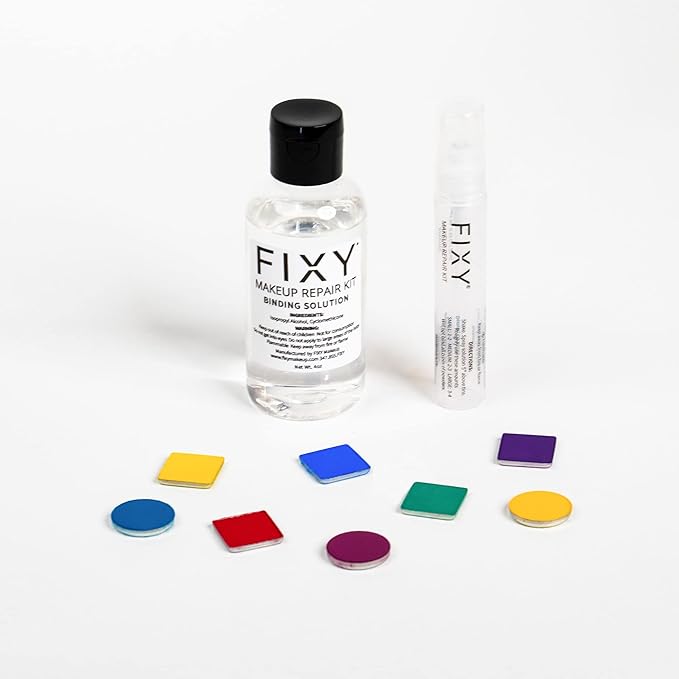 FIXY Makeup Repair Spray - Revive & Restore Pressed Powders, Eyeshadow, Blush, Bronzers & Highlighter | Retains Color | 4oz Vegan Solution, Fragrance-Free, Paraben-Free-Velvo Beauty