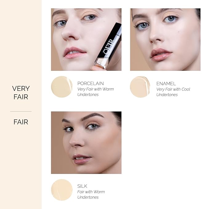 OFIR Perfected Weightless Concealer | Porous Coverage Blends for Smooth Finish | Covers Dark Circles Vegan Concealer | Botanical Formula Soothes Redness & Dullness |Ceramic - Deep Cool 0.27 OZ-Velvo Beauty
