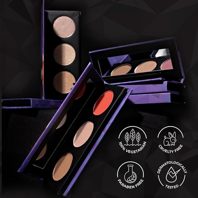 Sugar Cosmetics Contour De Force Face Palette01 Subtle SummitLonglasting formula, Lightweight Blush, Highlighter and Bronzer, Paraben free.-Velvo Beauty