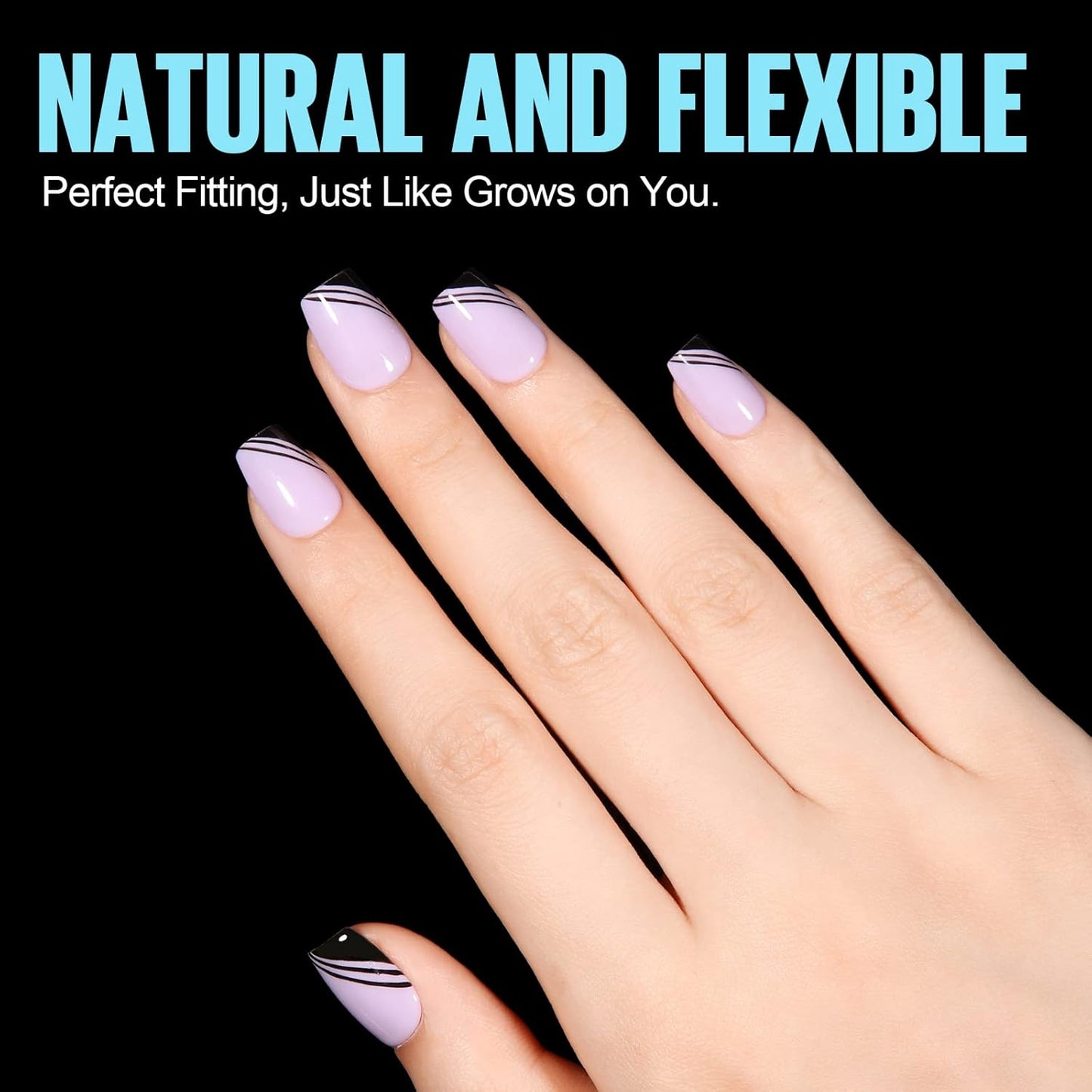 TOMICCA Extra Short Coffin Nail Tips, 450Pcs Full Cover Gel Nail Tips for Extension Manicure, 15 Sizes Acrylic Pre-shaped Double-sided Matte Fake Nails with Box-Velvo Beauty