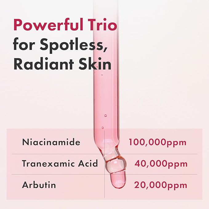 Niacinamide 10% + Tranexamic Acid 4% Serum, Arbutin 2%, Hyaluronic Acid, TXA Facial Serum, Glass Skin, Clarifying, Radiant Complexion with Natural Color, Korean Skin care, 33ml, 1.11 fl.oz.-Velvo Beauty