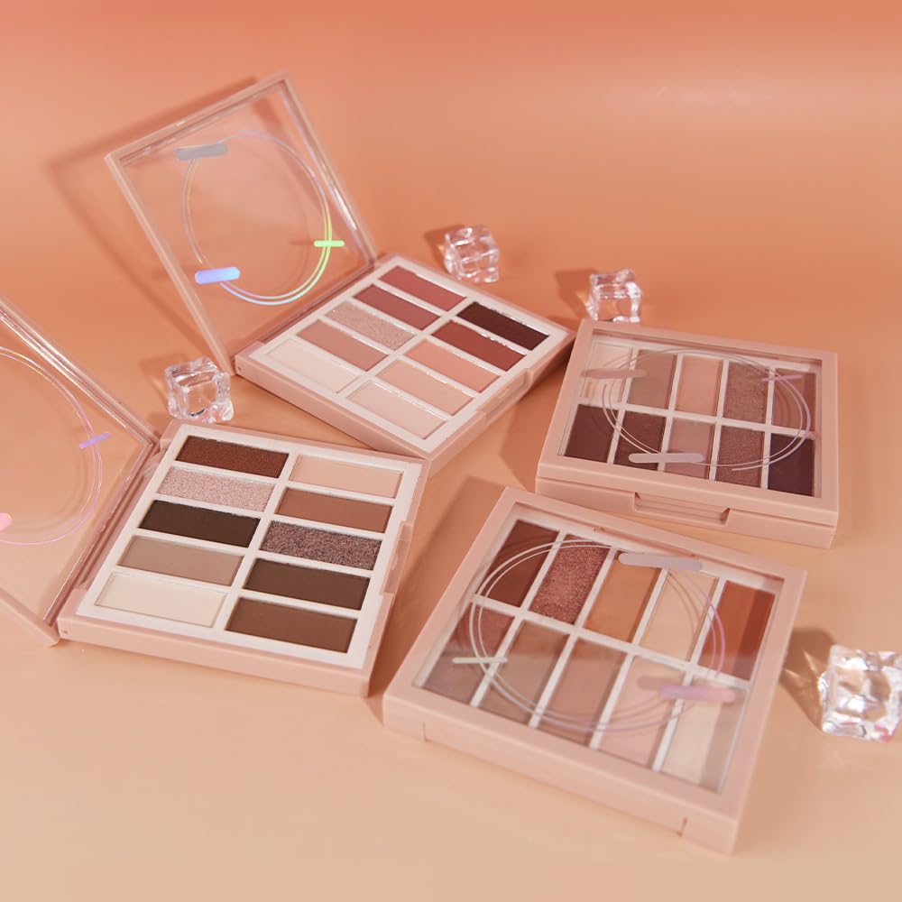 Neutral Nude Eye Shadow Palette,Matte Brown Bronze Naked Cream Eyeshadow Palette,Make Up Pallets for Women Natural Eyeshadows for Eyes Long Lasting Naturing-Looking-Velvo Beauty