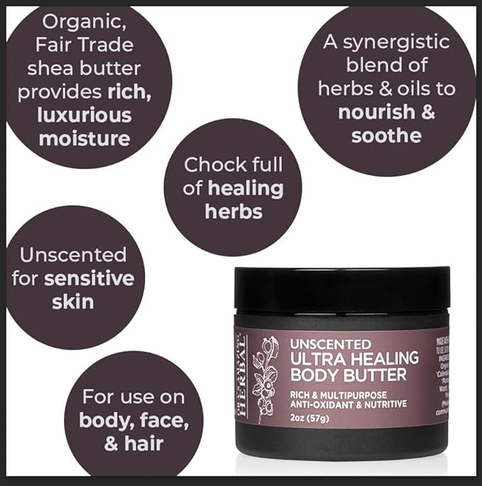 Ora's Amazing Herbal, Eczema Treatment, Touchy Skin Salve, Ultra Healing Body Butter, Organic Calendula for Skin, Herbal Salves, Unscented Skin Care-Velvo Beauty