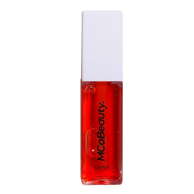 MCoBeauty Lip Oil Hydrating Treatment, Sheer Red, Moisturizing Shine for Naturally Beautiful Lips, Vegan, Cruelty Free Cosmetics-Velvo Beauty