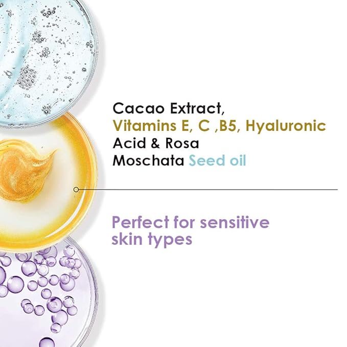 "La pO Paris Cacao Enriched All-In-One Eye Contour - Ultimate Dark Circle and Puffiness Defense with Firming Power."-Velvo Beauty