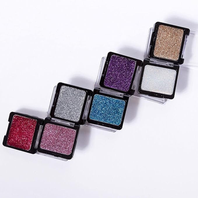 wet n wild Color Icon Eyeshadow Glitter - Ultra-Pigmented, Vitamin E Infused for a Silky-Smooth Moisturizing Application, Cruelty-Free & Vegan - Groupie-Velvo Beauty