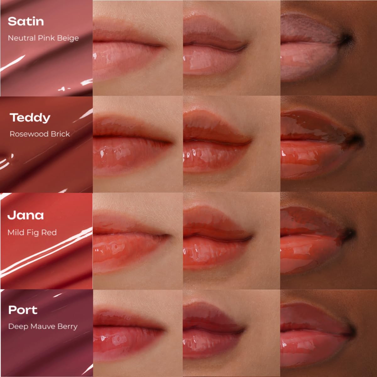 PDRN Tinted Lip Serum – High Gloss Ultra Hydrating Natural Glow, Non-Sticky Volumizing Color Glaze with Long-Lasting Shine, Nourishing Moisturizing Repair for Chapped Lips (0.34 oz) (coconut)-Velvo Beauty