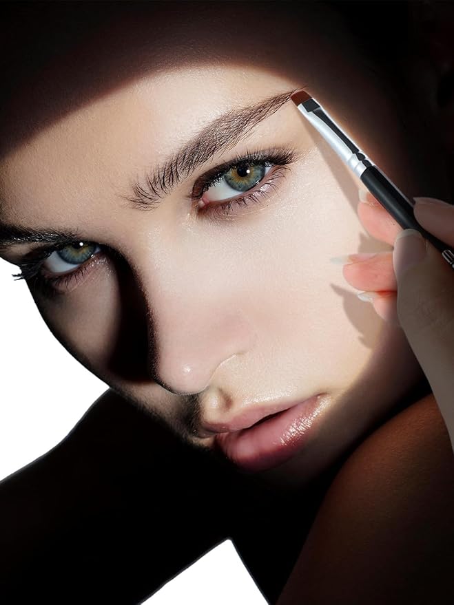 EIGSHOW Flat Eyeliner Brush, Professional Precise Eyebrow Concealer Brush for Sharp Defined, Eye Liner Application with Gel Liquid Cream Powder (E808)-Velvo Beauty