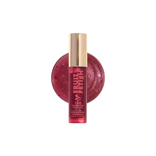 Milani Lip Oil with Vitamin E for Instant Hydration, Fruit Extract Infused Lip Treatment and Moisturizing Lip Gloss - Cranberry-Velvo Beauty