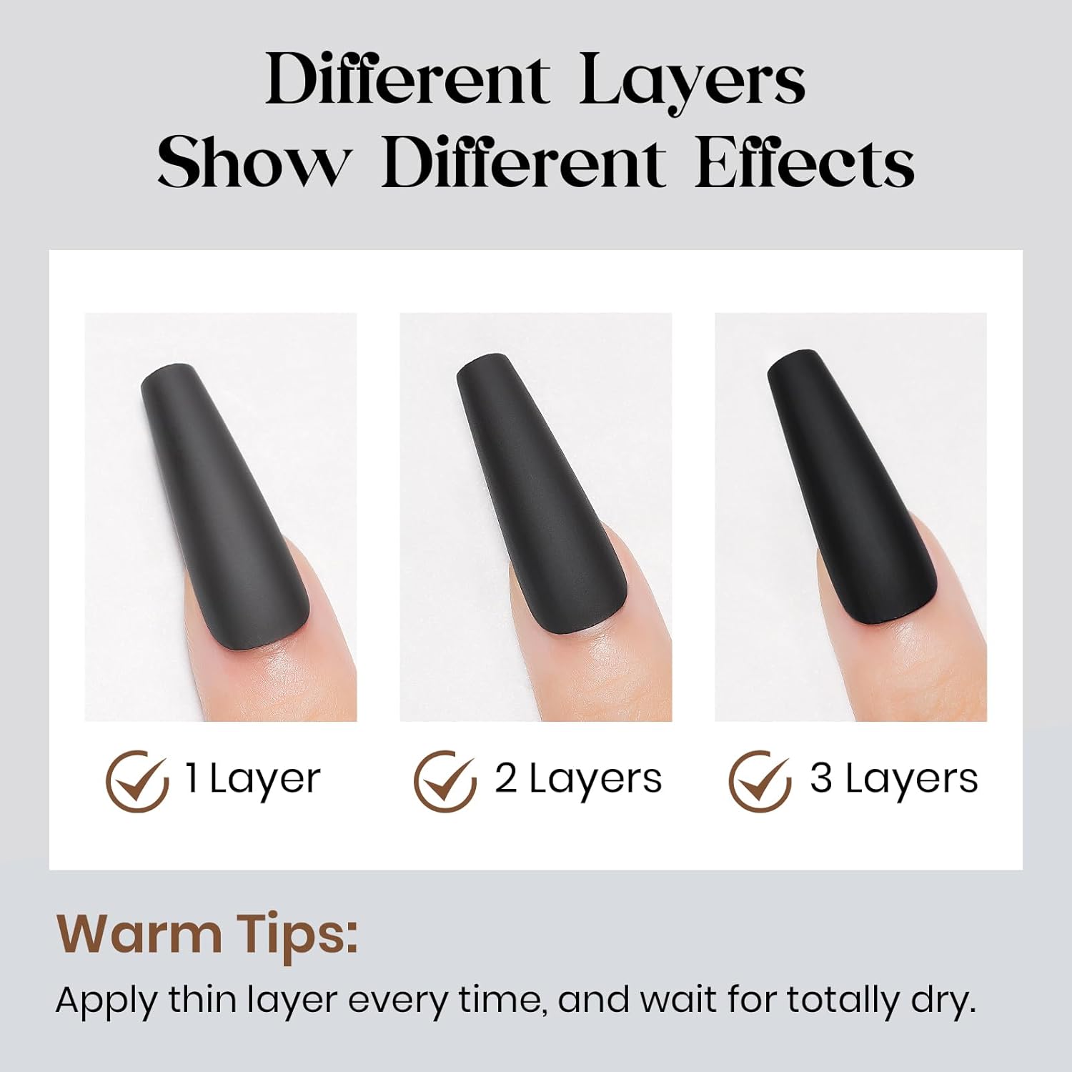 MIZHSE Matte Black Nail Polish, Quick Dry Velvet Black Nail Polish, Non-Gel Air Drying Fast 15 ml Regular Glossy Shiny Finish Nail Lacquer, Full Coverage Nail Art Manicure DIY Home-Velvo Beauty