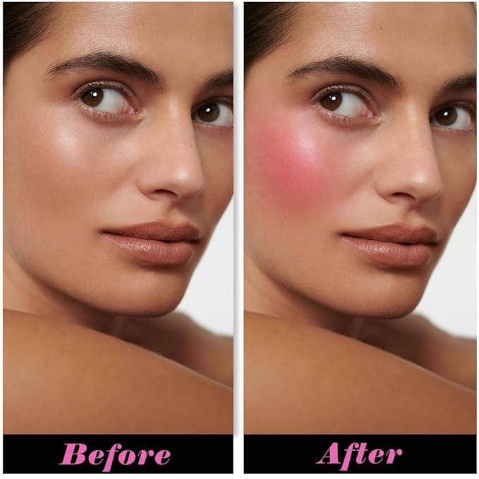 Rose Bean Paste Matte Single Pressed Cheeks Face Blushes Makeup Palette, Rose Bean Monochrome Cream Blushes Palette Makeup for Older Women, Natural Pigmented Paleta de rubores monocromática 04-Velvo Beauty