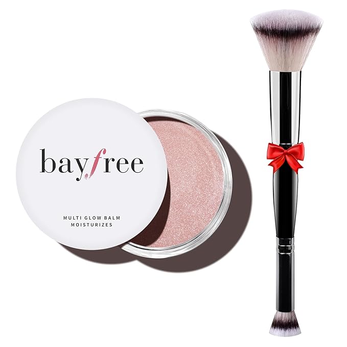 Multi Glow Balm Set, Cream Blush with Double-ended Brush, Radiant Finish, Hydrating, Creamy, Radiant Finish, Lightweight & Blendable Color, Face Balm-Velvo Beauty