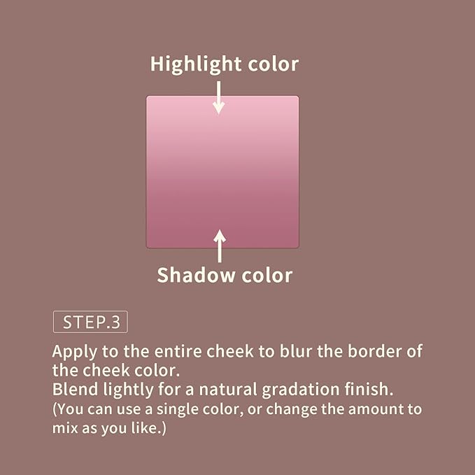 Angel Gradation Blushes 5g Lone Wear Shimmer Millefee Powder Palette for Beauty Cheek-Velvo Beauty