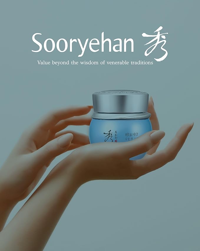 Sooryehan Water Spring Cream AD Amazon Set (4.2fl oz) - Korean Moisturizer Skincare for Deep Hydration Boost & Elasticity by LG Beauty. Fermented Ginseng, Hyaluronic Acid,-Velvo Beauty